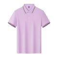 Solona ice-feeling short sleeve work polo shirt in multiple colours on a hanger.