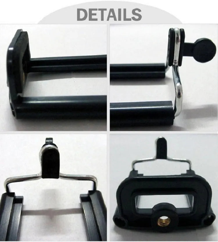 Black octopus tripod with eight flexible rubber legs and a spherical gimbal head for mounting cameras and phones.