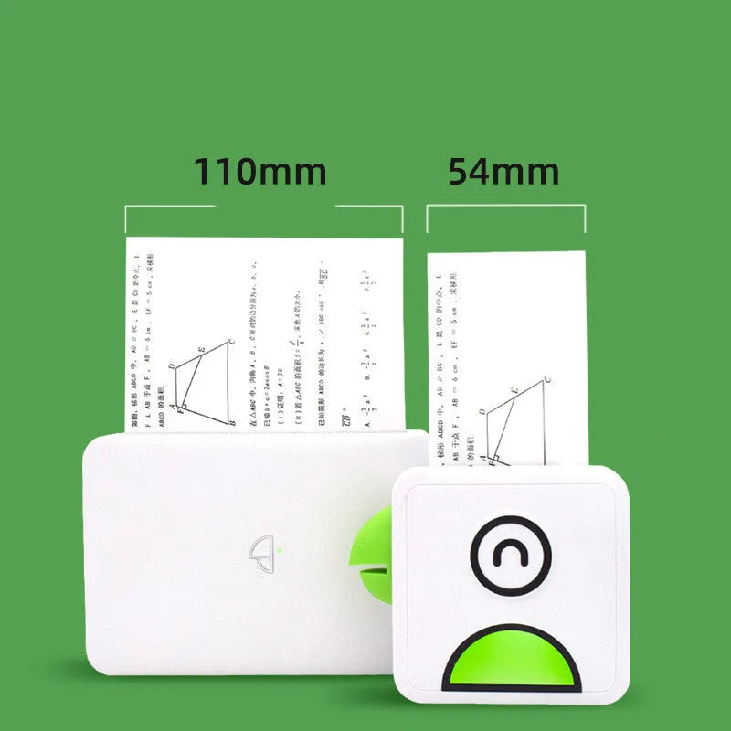 Pack of three 110mm x 30mm thermal paper rolls with adhesive backing