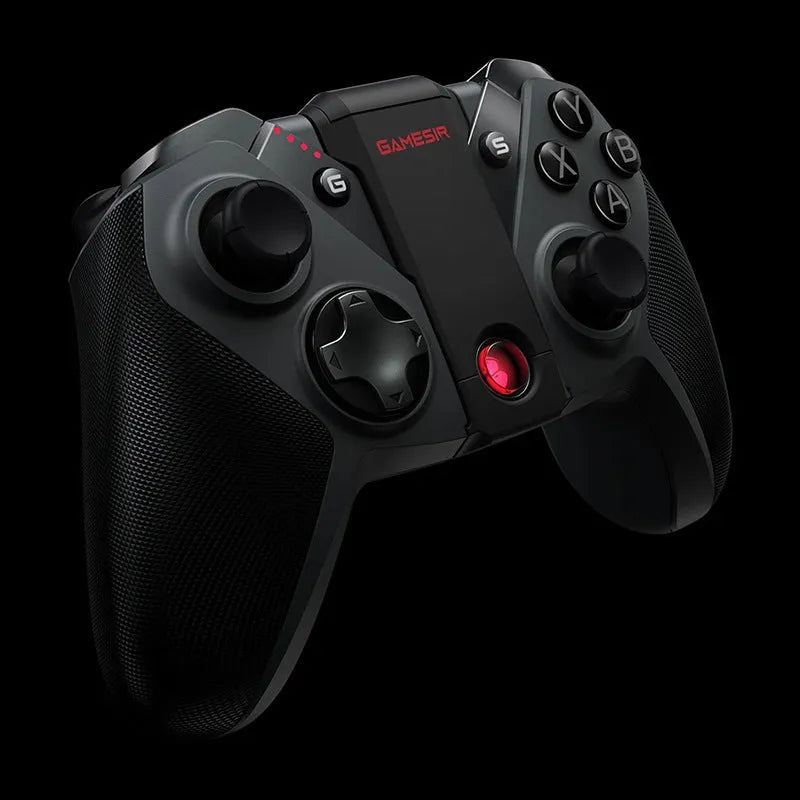 Black Gaishi chicken game console controller with Type-C cable.