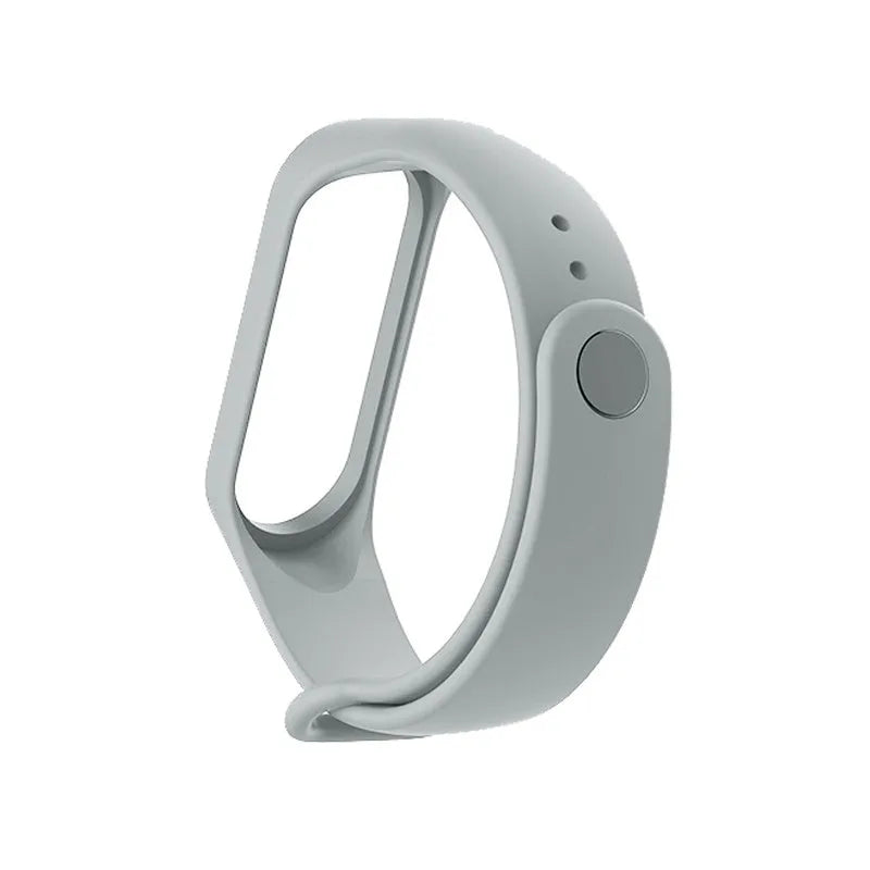Silicone replacement strap for XIAOMI MI Band 3 smartwatch in multiple colour options