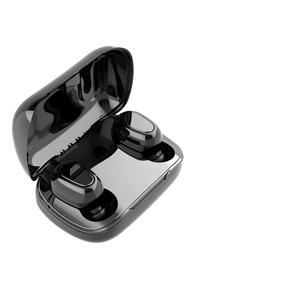 TWS Bluetooth wireless earbuds in black, pink or white colours
