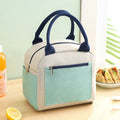 Aluminium foil lunch insulation bag in Oxford cloth with colour options for travel food transport