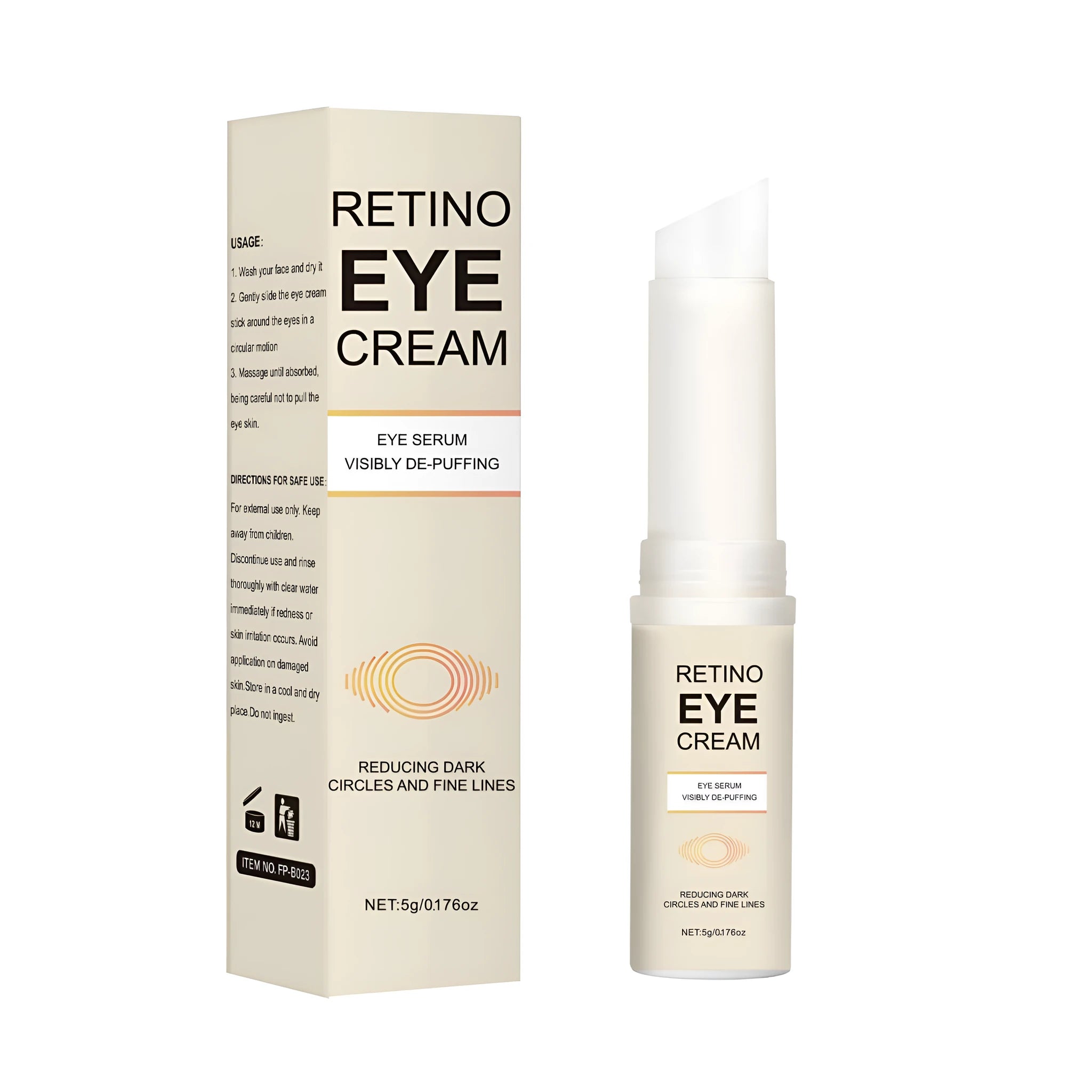 5g moisturising eye cream jar for dark circle treatment and hydration