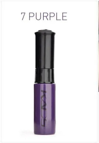 7ml bottle of colour print nail polish in standard finish with multiple colour options including black, blue, gold, and pink