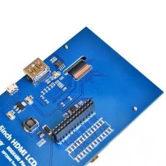 5 inch 800x480 resistive touch LCD display for Raspberry Pi with HDMI port