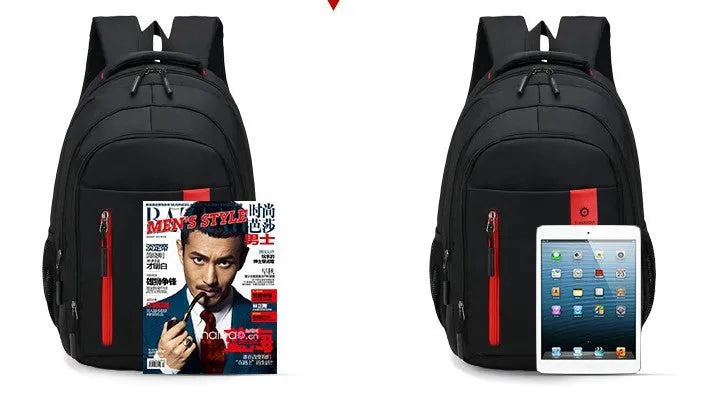 Oxford fabric teenage backpack with reinforced shoulder straps in multiple colour options