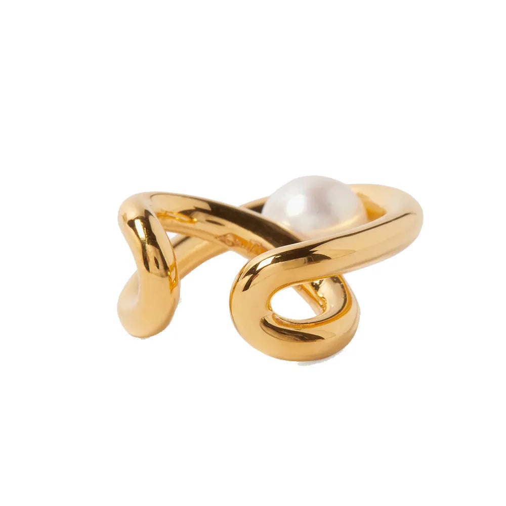 Retro non-piercing brass ear clip with electroplating finish, gold single colour option