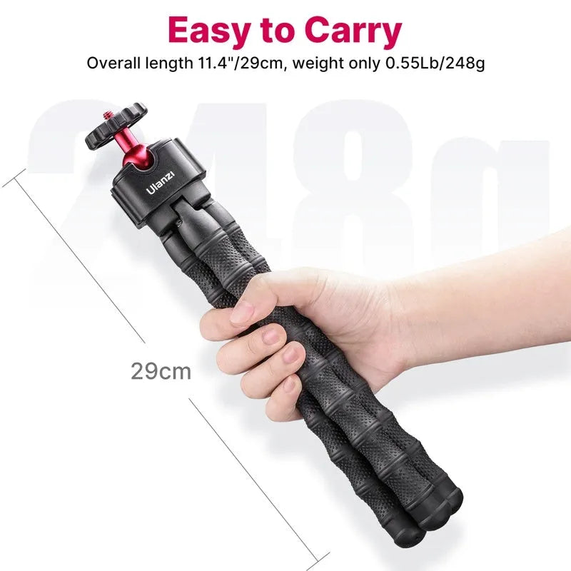 Complete VLOG equipment suite with tripod in 2985 colour for photography and video filming