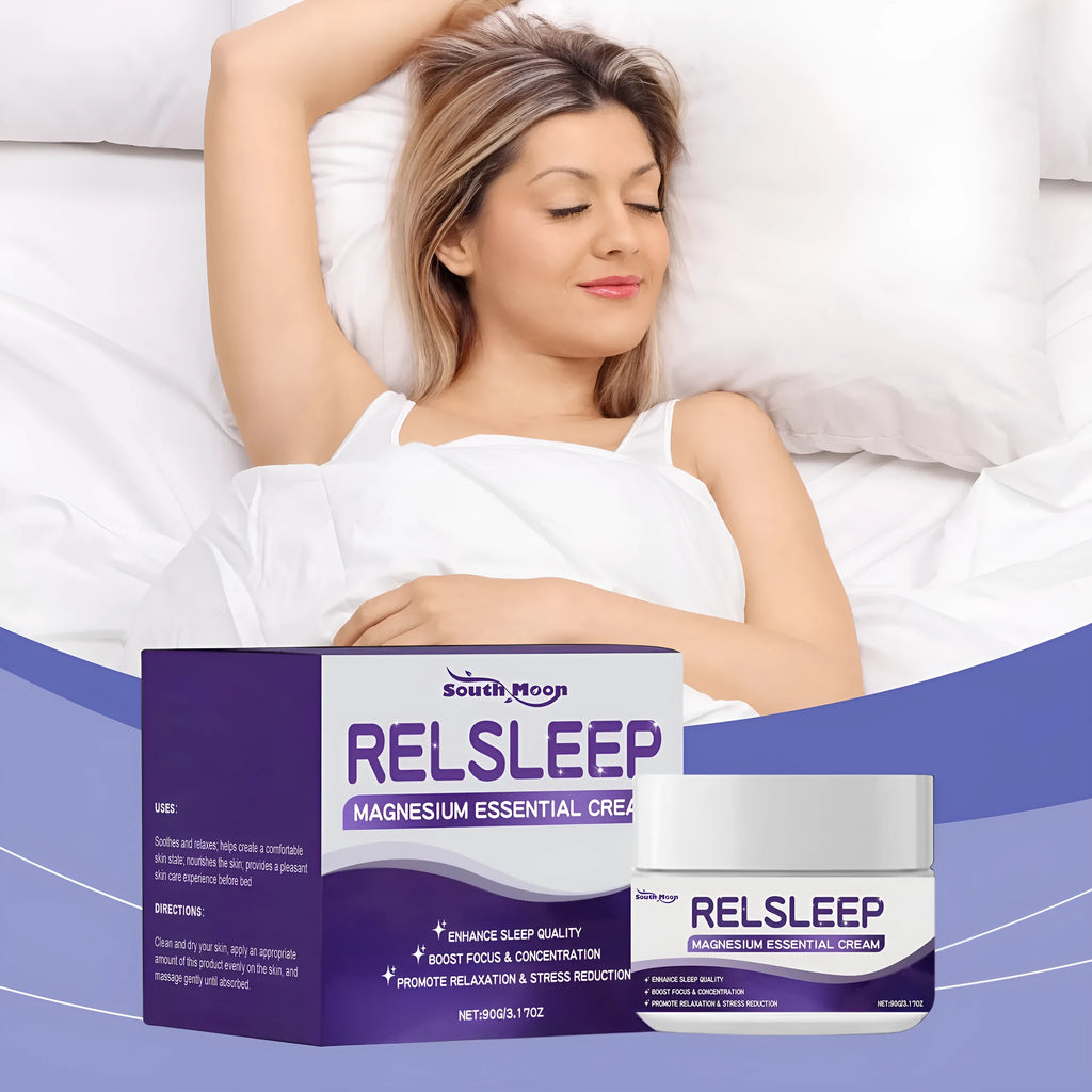Sleep Magnesium Essence Cream 90g jar, night moisturiser with honey