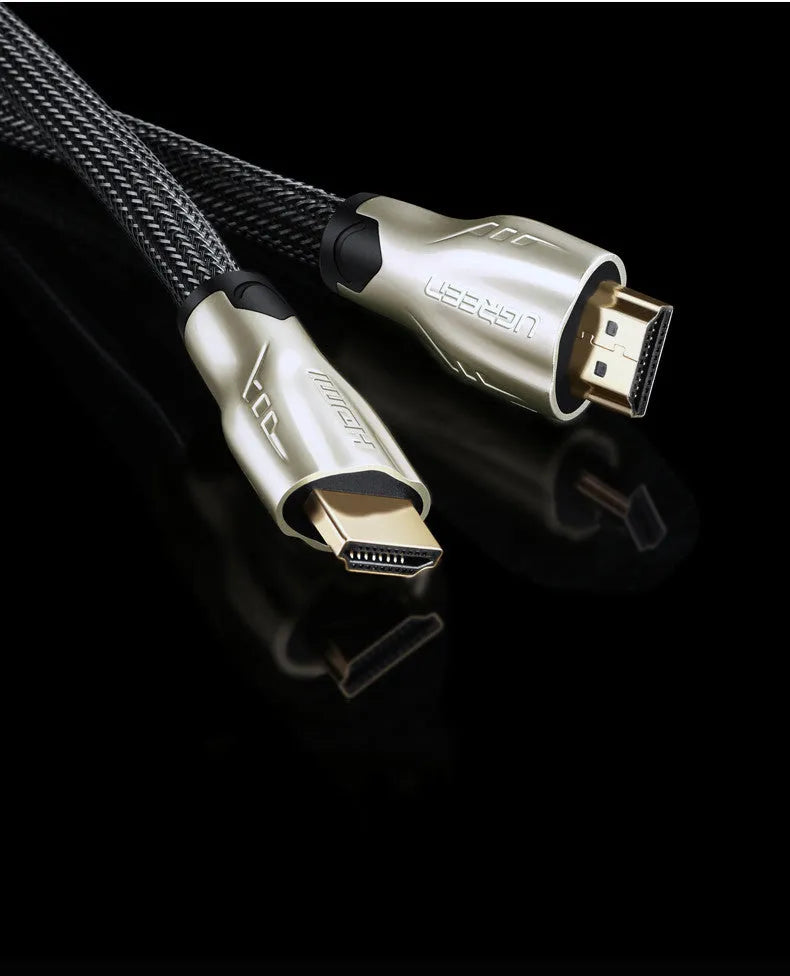 5 metre black HDMI cable with gold-plated connectors for 4K PS3 and Xbox