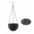 Hanging basket planter with inner tank measuring 210mm diameter with 450mm chain in choice of seven colours