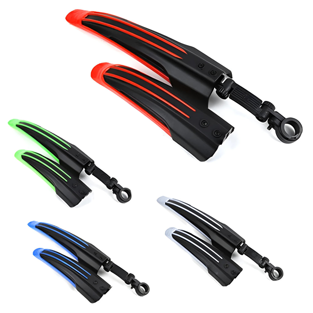 Mountain bike mudguard 360 degree folding plastic resin front fender 32 cm for 20-26 inch wheels