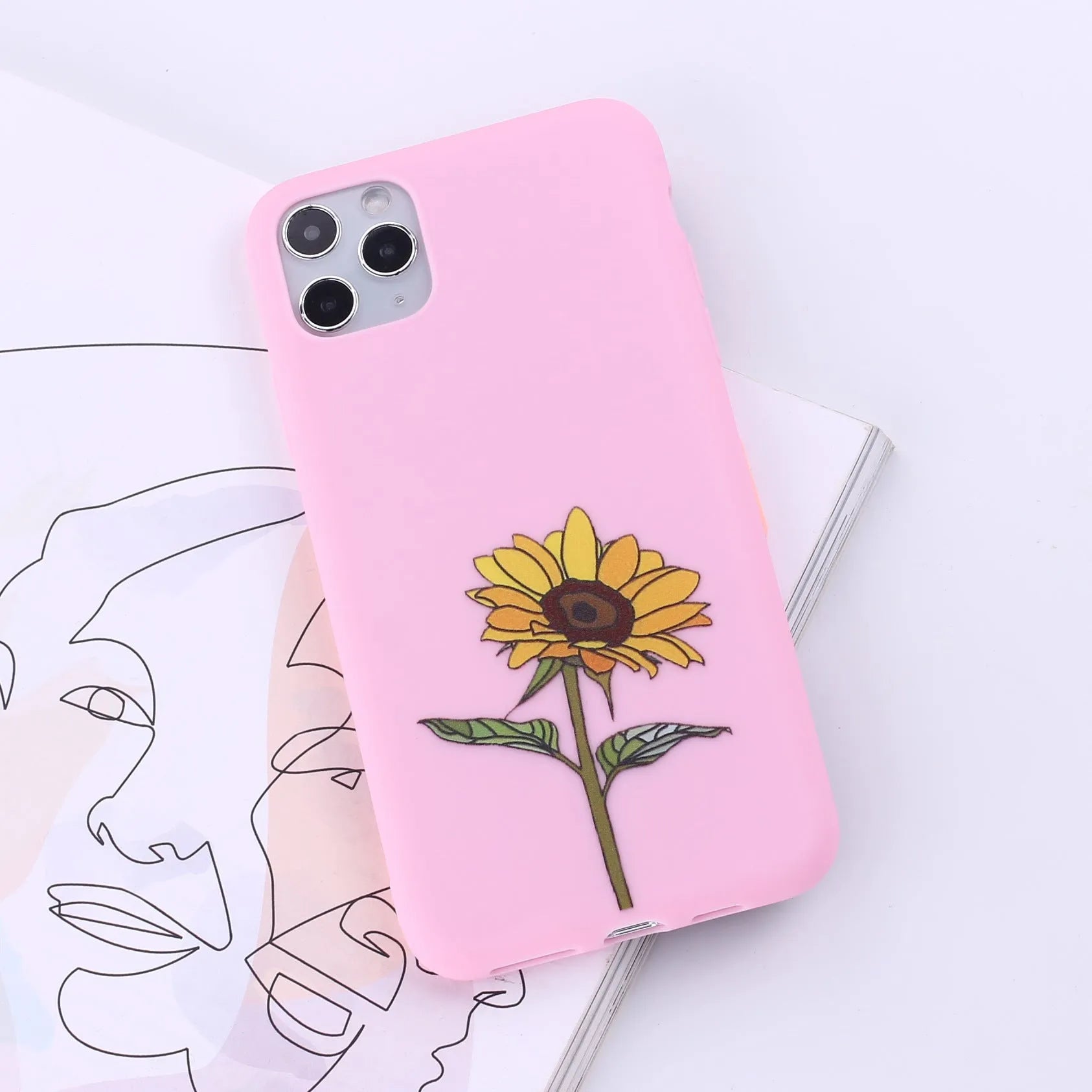 TPU back cover mobile phone case for iPhone in one of 14 available colour options.