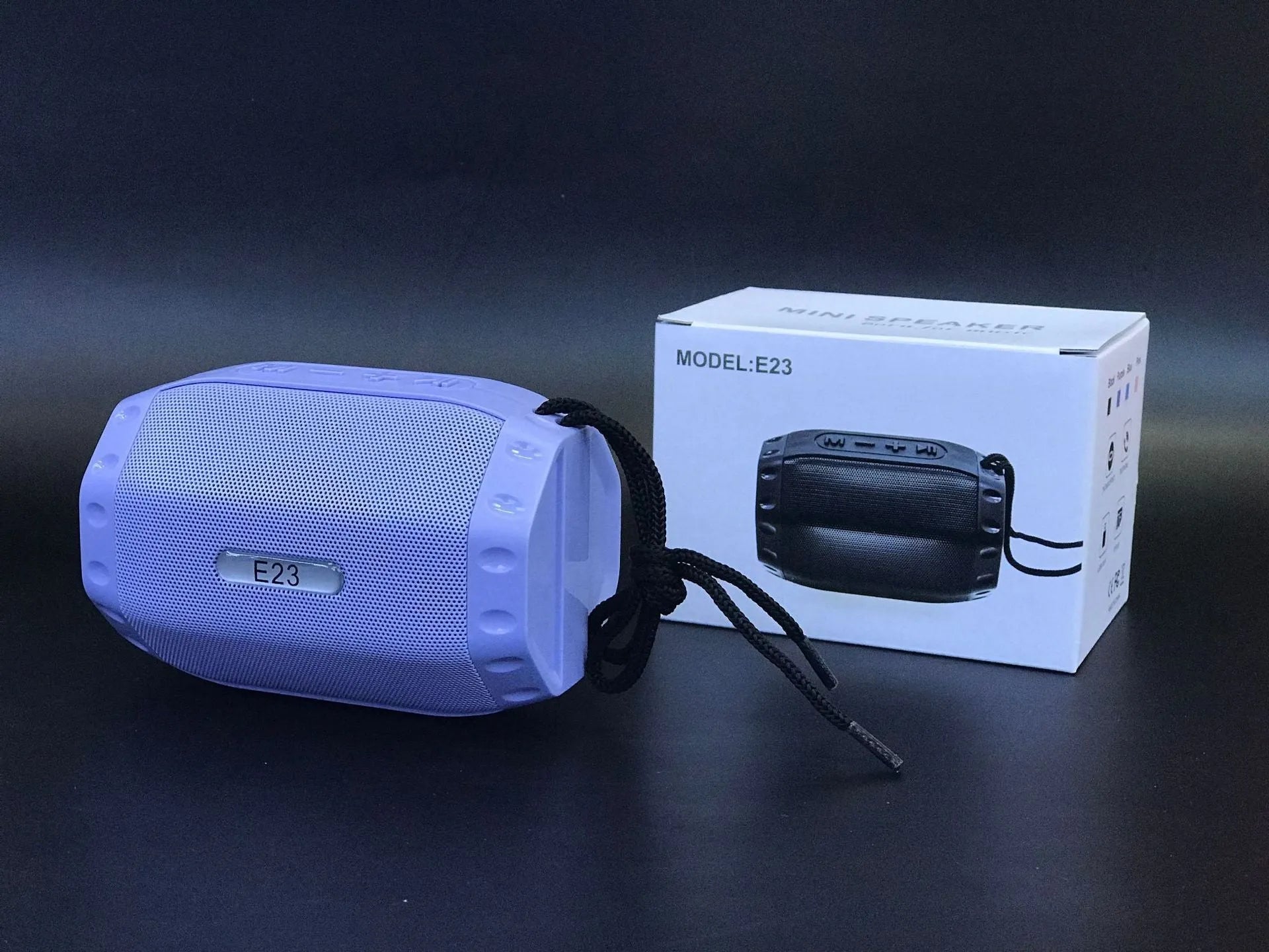 Wireless USB card small speaker in black, blue, pink, or purple colour with Bluetooth connectivity
