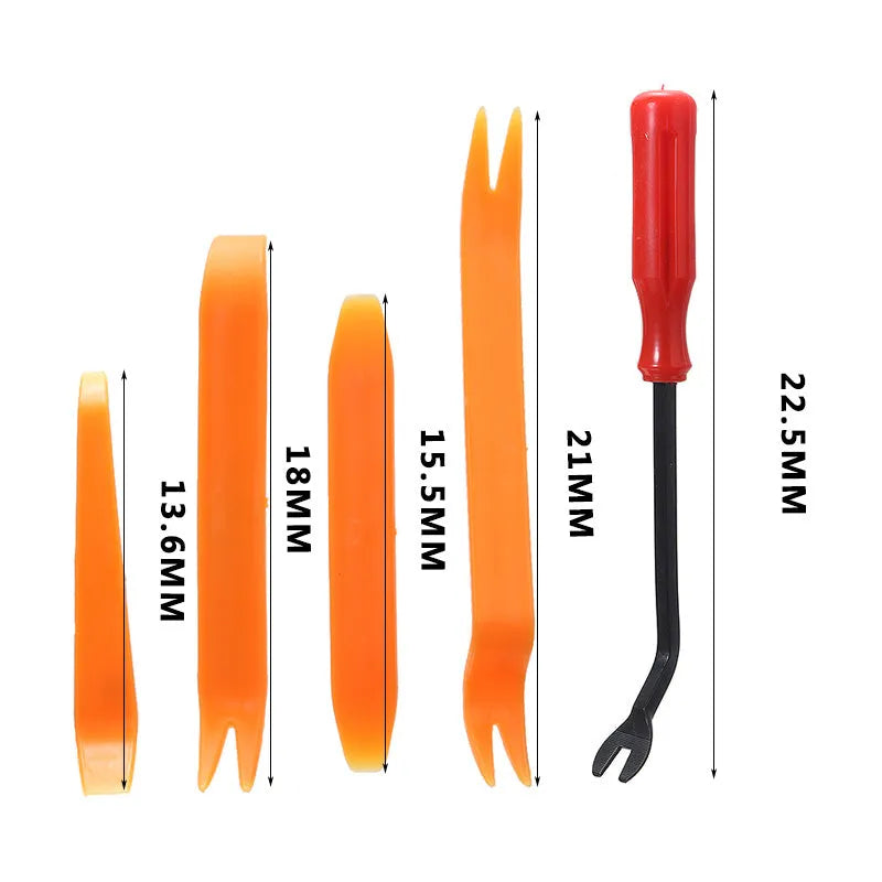 721 pieces automotive boxed buckle fastener kit with screwdriver, rocker, cable ties, gaskets in carton packaging