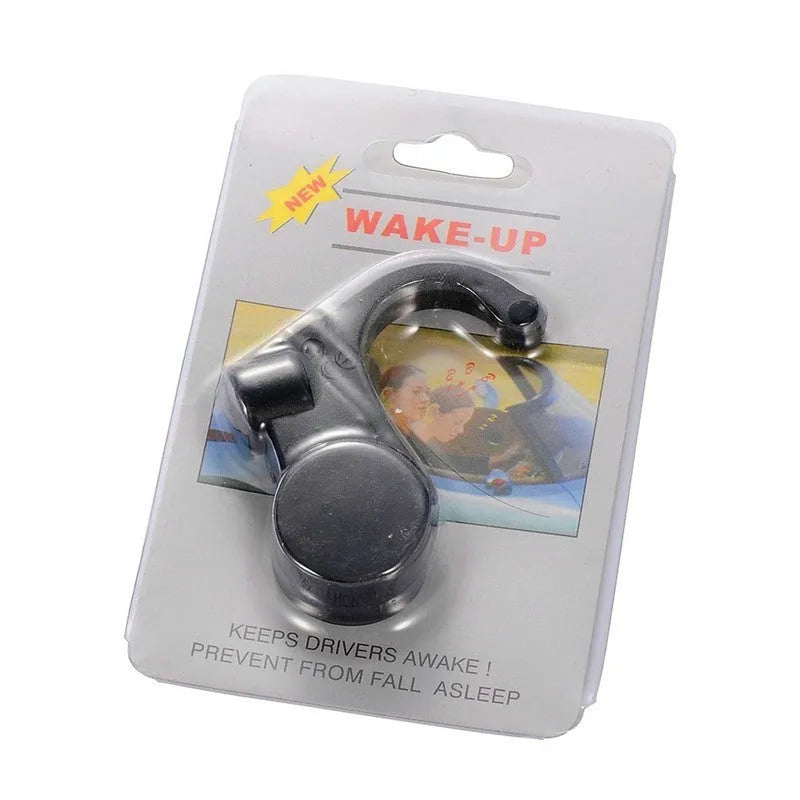 Anti-drowsiness reminder ear alarm in black – 25g ABS tilt-activation device for drivers