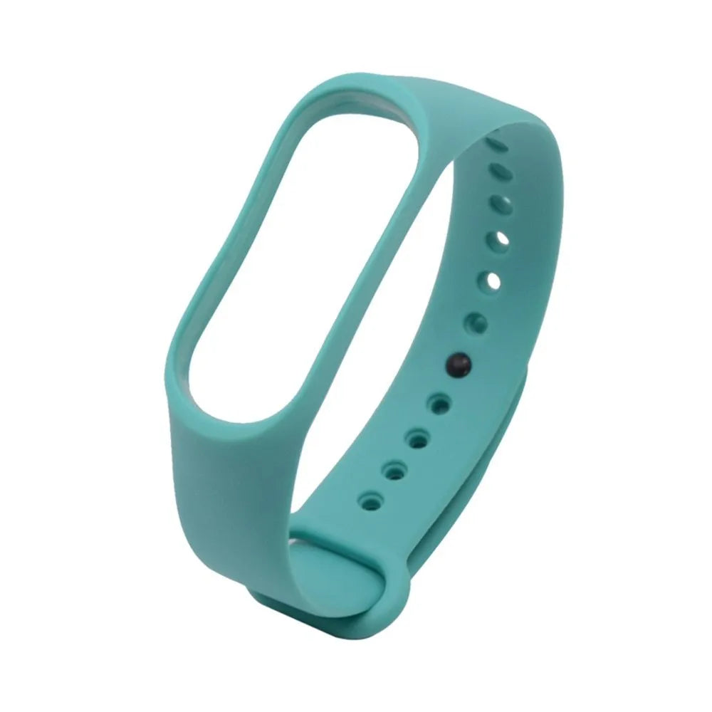 Silicone replacement strap for XIAOMI MI Band 3 smartwatch in multiple colour options