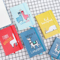 Creative alpaca cartoon design notepad notebook in A5, A6 and A7 sizes