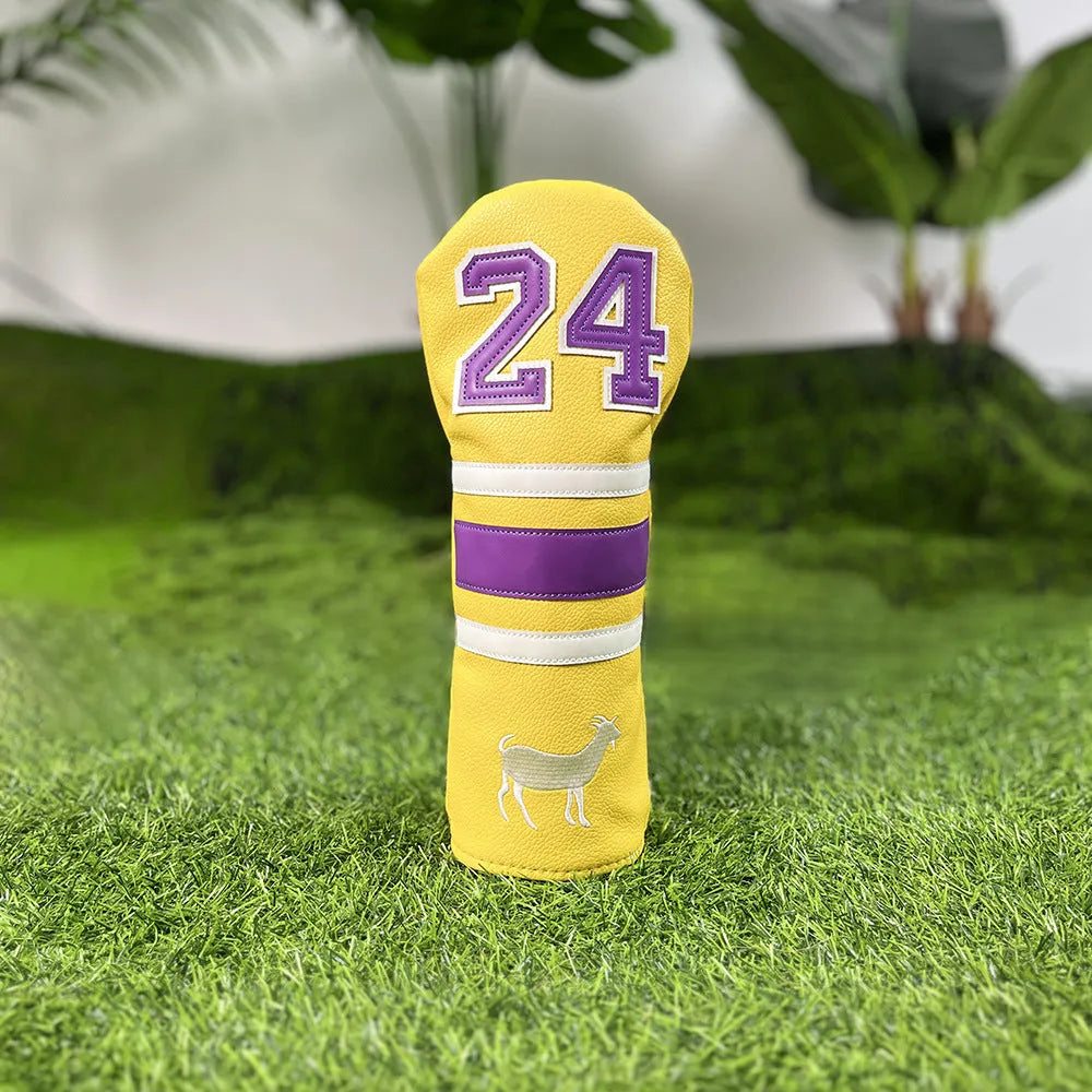 Ram Chicken Leg design golf club headcovers in PU material for Fairway Wood, Irons, and Putter.