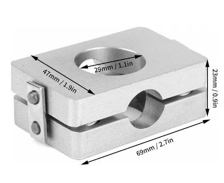 Silver metal LSD conversion board for Honda Civic and BMW E36 differential upgrades
