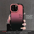Black acrylic phone case with cream shell pattern showing fine hole design for ports and buttons