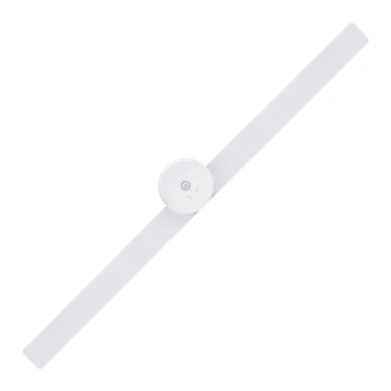 Foldable intelligent cabinet light with human body sensing, magnetic wall mount, 335x71x31mm, ABS plastic