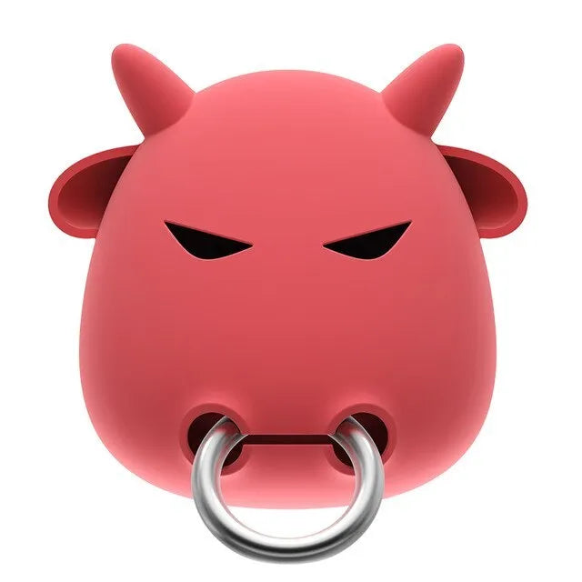Cute cartoon car perfume holder in Lucky Meow style made from ABS plastic with magnet for car vent