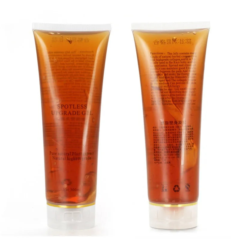 300ml conductive gel bottle for skin rejuvenation instruments with collagen and hyaluronic acid