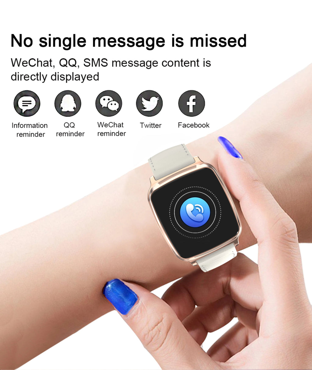 M8 multi-function smart bracelet with heart rate monitor, zinc alloy body and TPU strap on a wrist