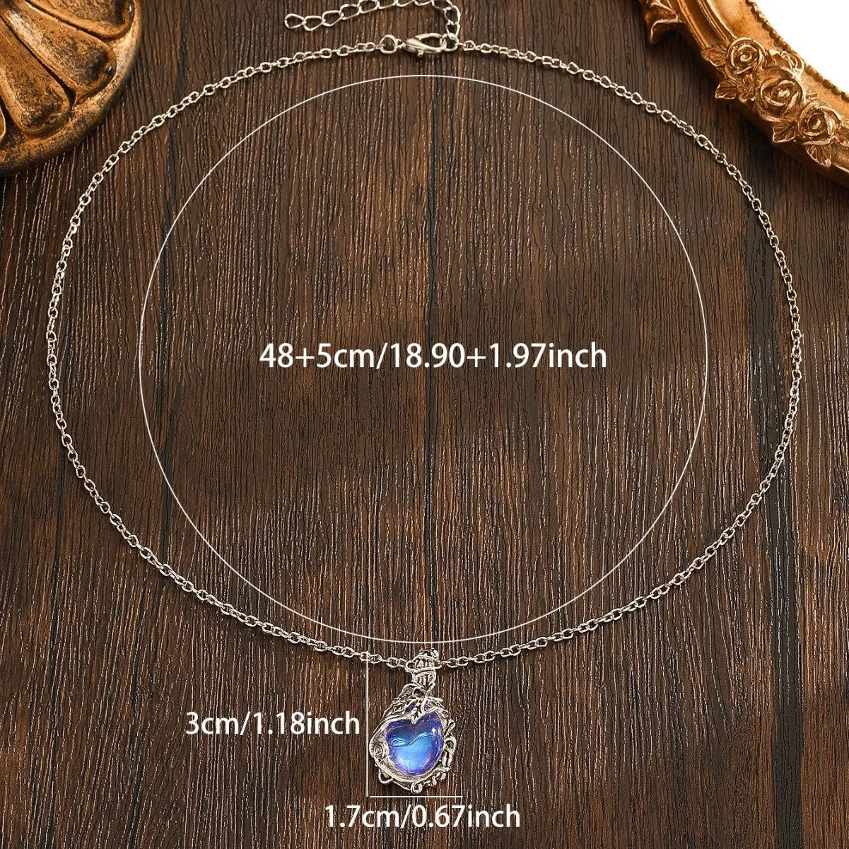 Genuine moonstone pendant necklace on sterling silver chain with polished bezel setting