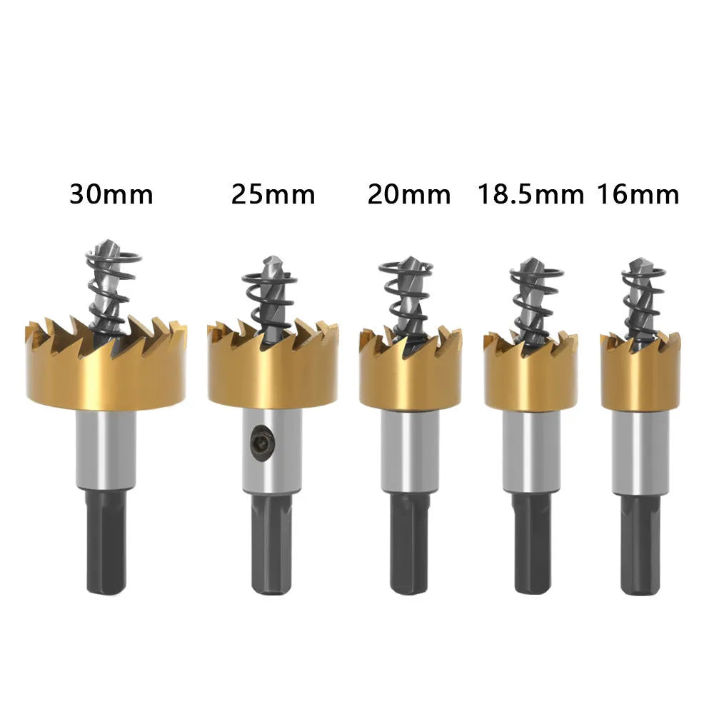 High speed steel hole opener in plastic box, HSS construction, 4341 or ordinary grade, 38mm x 105mm x 145mm pack