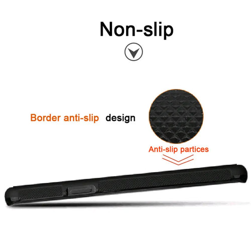 Anti-gravity nano adsorption TPU silicone phone case for Apple iPhone in black solid colour back cover