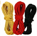 10 metre BDSM bondage rope in black red and yellow for adult couples sex games