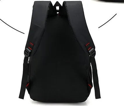 Oxford fabric teenage backpack with reinforced shoulder straps in multiple colour options