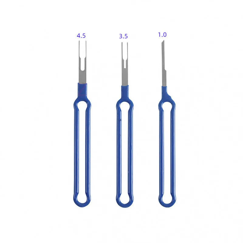 Thickened audio needle-return machine plug tool in blue boxed set for disassembly and modification