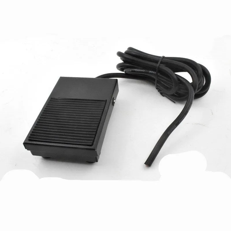 Metal welding foot switch with rubber pads and 1.8 metre cable for spot and argon arc welding machines