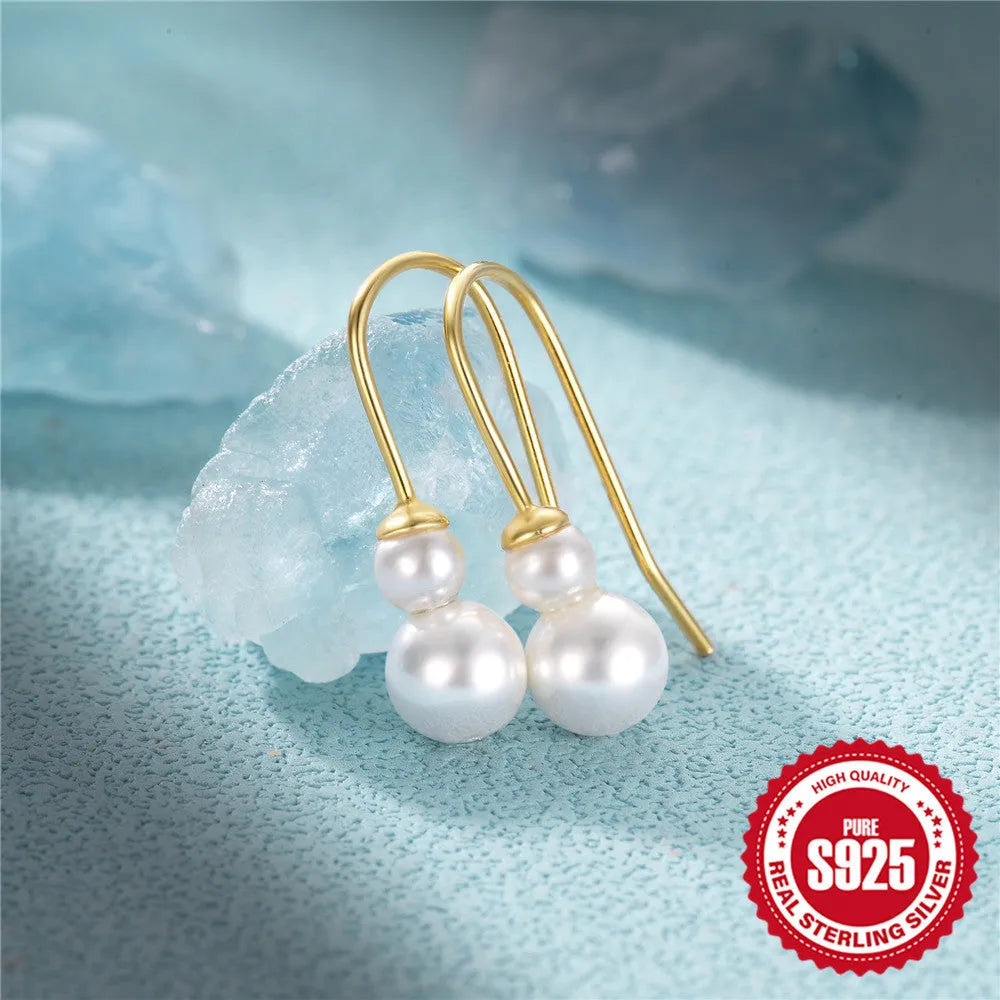 S925 sterling silver geometric earrings with golden sunflower zircon inlay for women.