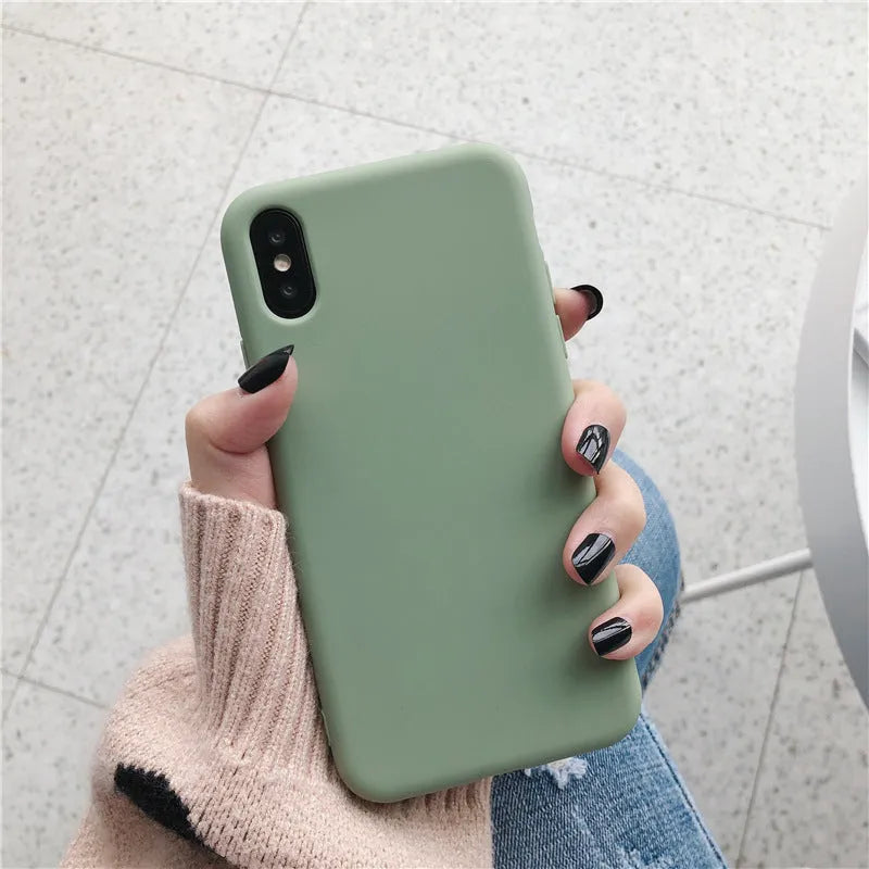 Silicone phone case for iPhone XR and XS Max in multiple colour options