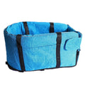 Outdoor cloth dog kennel in multiple colour options including grey, blue, red and grey mesh