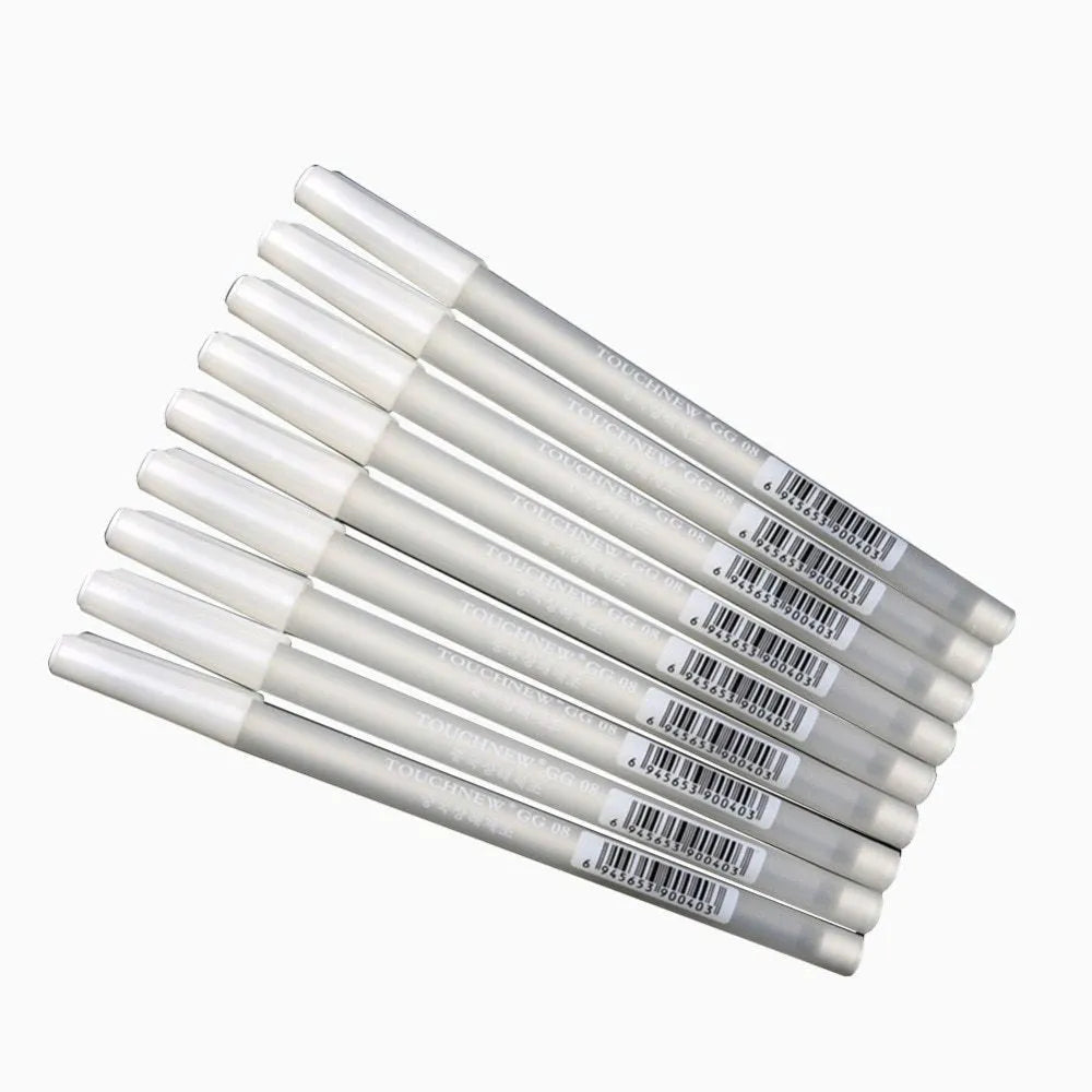 Touchnew highlight pen for card art with 0.8mm tip in golden, silver and white colours
