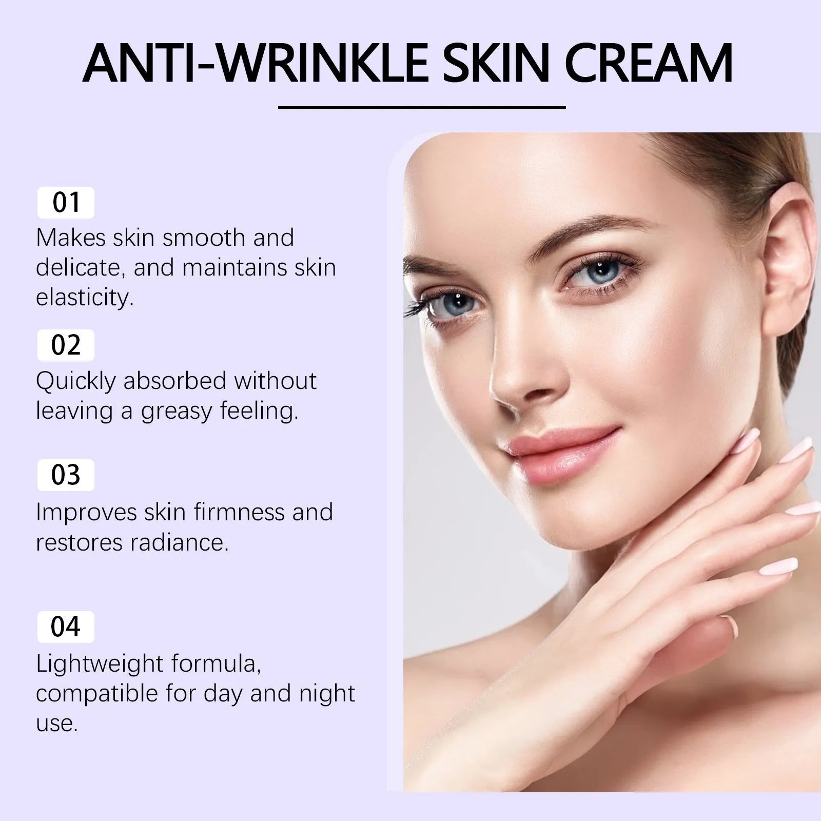 30g jar of moisturising neck cream with retinol and ceramides for daily skincare.