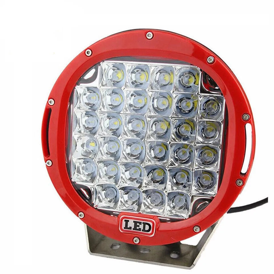 Front spotlight LED fog light inspection light black alloy die-casting 220x220x80mm