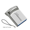High Speed USB 3.0 Flash Drive Mini U Disk 128GB metal rotating design in black