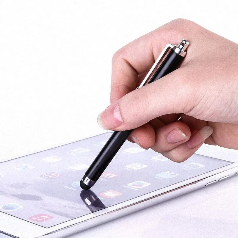 Universal capacitive touch pen stylus for smartphones and tablets in multiple colour options