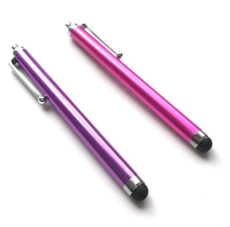Universal capacitive touch pen stylus for smartphones and tablets in multiple colour options