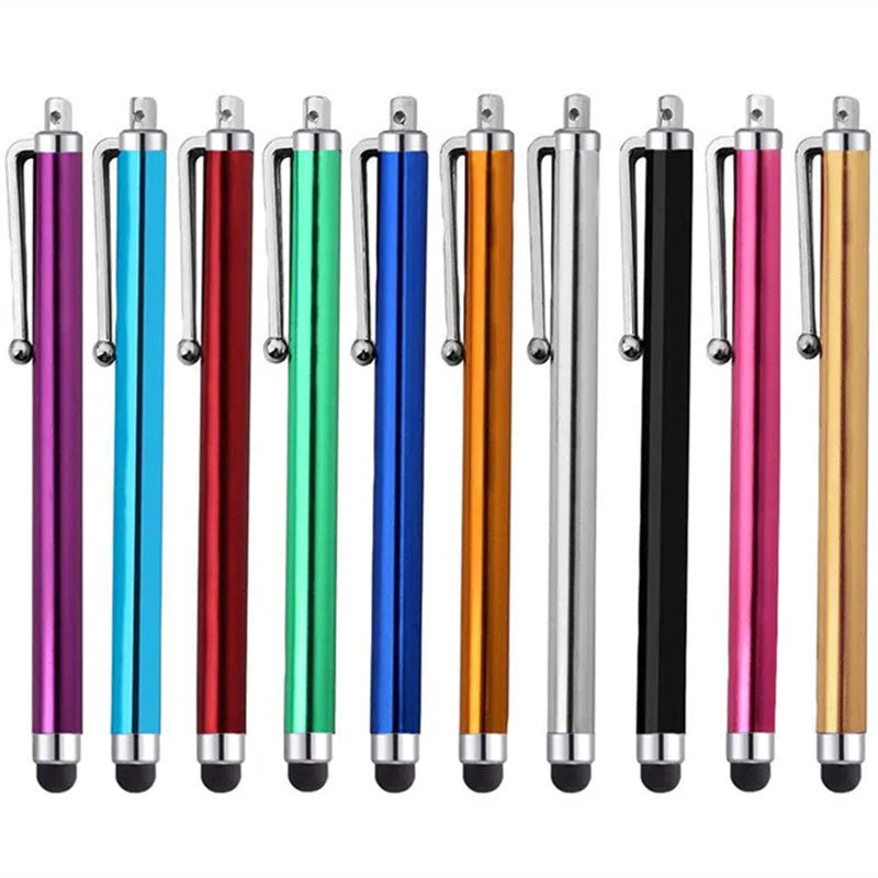 Universal capacitive touch pen stylus for smartphones and tablets in multiple colour options