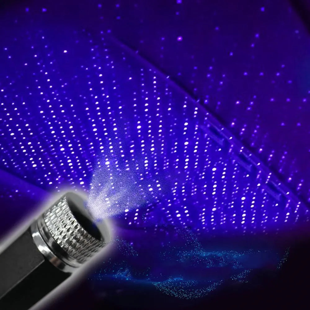 USB car roof LED star light with purple starry sky effect for GM vehicle models