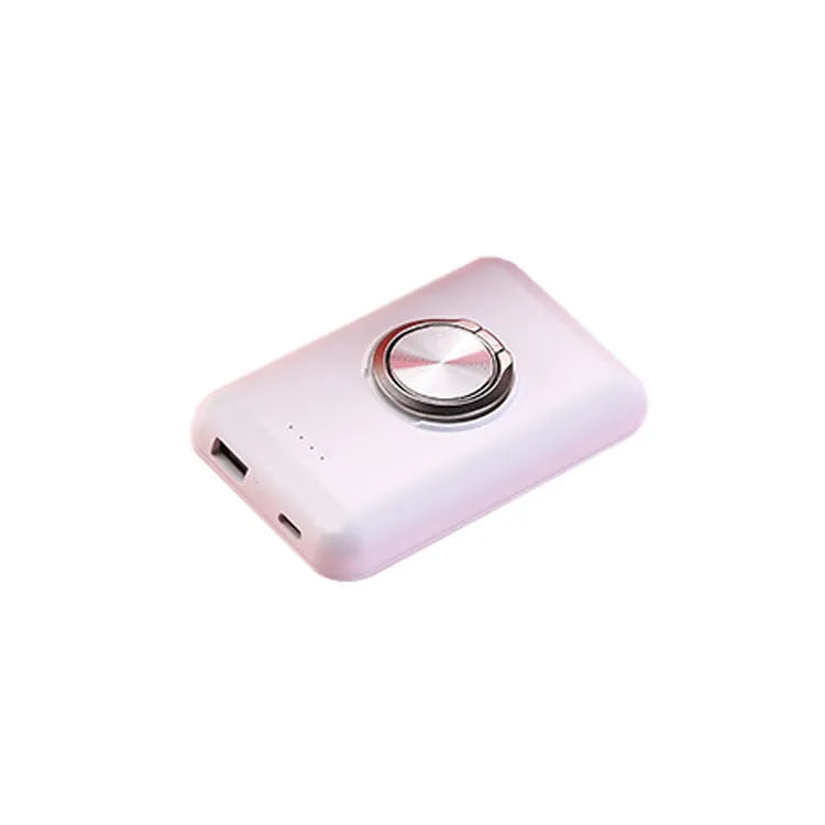 Ultra-thin magnetic clip power bank with 5000mAh capacity for Apple devices
