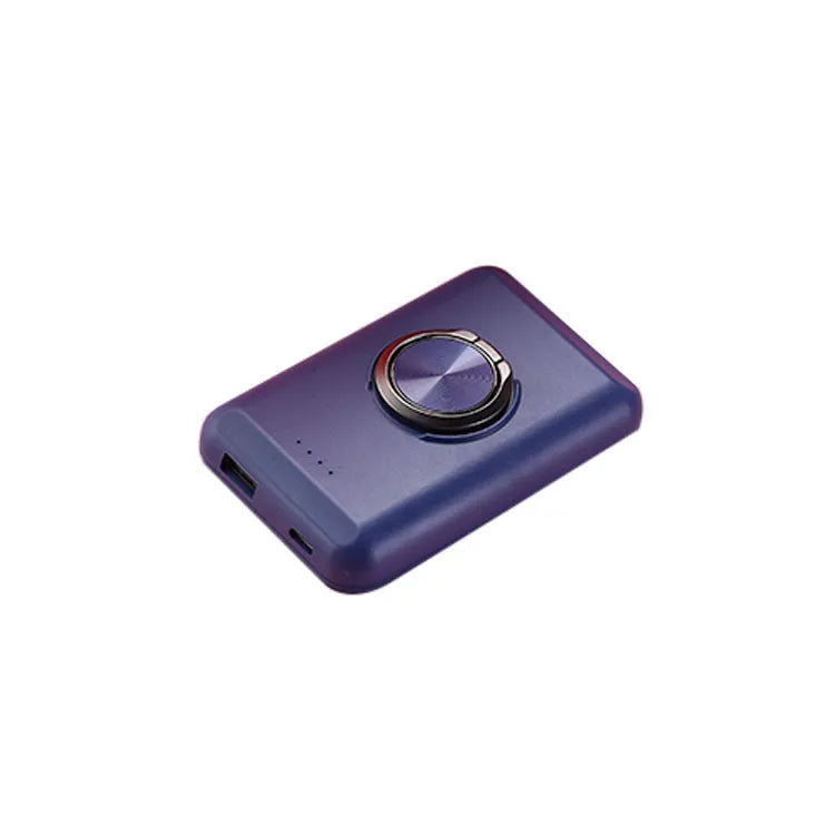 Ultra-thin magnetic clip power bank with 5000mAh capacity for Apple devices
